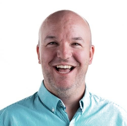 Mark Goddard smiling